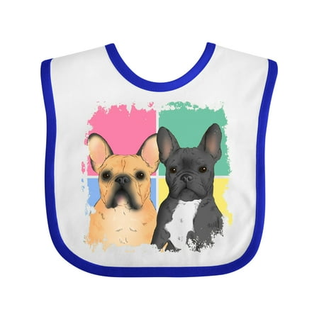 Inktastic French Bulldogs with Colorful Grunge Background Boys or Girls Baby Bib
Inktastic French Bulldogs with Colorful Grunge Background Boys or Girls Baby Bib