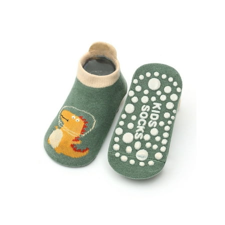 Crocowalk Toddler Kids Nonslip Non Skid Sole Socks Indoor Breathable Cartoon Ankle Sock Green Dinosaur S
Crocowalk Toddler Kids Nonslip Non Skid Sole Socks Indoor Breathable Cartoon Ankle Sock Green Dinosaur S