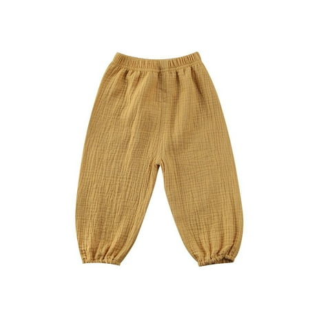 Yinyinxull Kids Baby Girls Boys Casual Bloomers Trousers Harem Pants Cotton Linen Pants Yellow 2-3 Years
Yinyinxull Kids Baby Girls Boys Casual Bloomers Trousers Harem Pants Cotton Linen Pants Yellow 2-3 Years