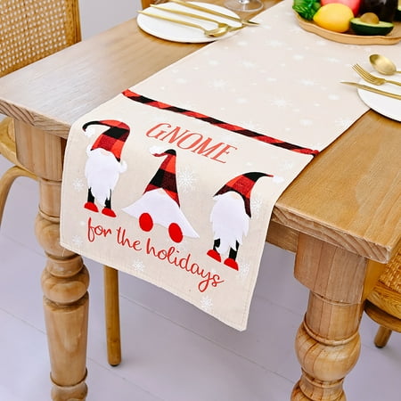 13x71 inch Christmas Style Table Runner Fabric Santa Claus Pattern Table Decorations
13x71 inch Christmas Style Table Runner Fabric Santa Claus Pattern Table Decorations