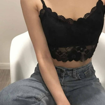BIZIZA Women s Bra Full Coverage Lace Floral Everyday Vest Push Up Padded Bralette Black One Size
BIZIZA Women s Bra Full Coverage Lace Floral Everyday Vest Push Up Padded Bralette Black One Size