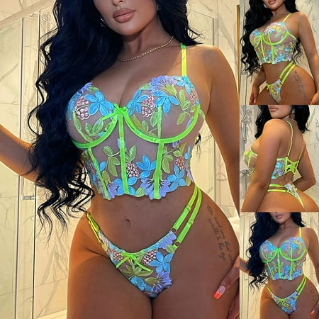 UoCefik Women s Lingerie Sets Floral Embroidery Lingerie for Women Sexy Mesh See Through Babydoll Bodysuit Green XL
UoCefik Women s Lingerie Sets Floral Embroidery Lingerie for Women Sexy Mesh See Through Babydoll Bodysuit Green XL