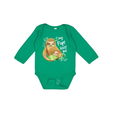 Inktastic My Pops Loves Me- Cute Sloth and Baby Gift Baby Boy or Baby Girl Long Sleeve Bodysuit
Inktastic My Pops Loves Me- Cute Sloth and Baby Gift Baby Boy or Baby Girl Long Sleeve Bodysuit