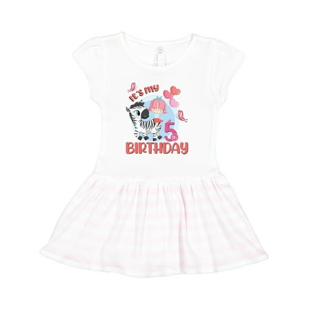 Inktastic 5th Birthday for Girls 5 Year Old Zebra Girl 5th Birthday Girl Five Gift Fifth Gift Toddler Girl Dress
Inktastic 5th Birthday for Girls 5 Year Old Zebra Girl 5th Birthday Girl Five Gift Fifth Gift Toddler Girl Dress