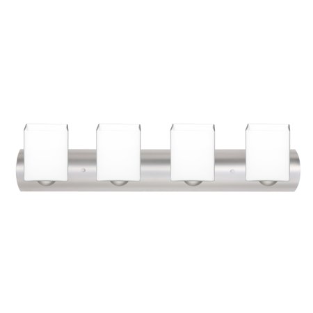 Besa Lighting 4WZ-449807-LED Rise 4 Light Reversible Led Bathroom Vanity Light