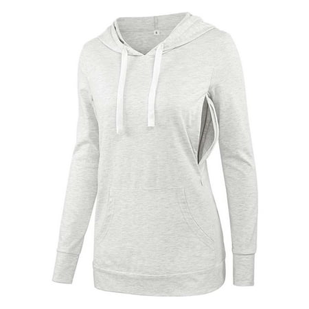 Women Nursing Hoodie Long Sleeves Shirt Casual Breastfeeding Top Sweatshirt Autumn Winter Maternity Wear Nursing Hooded Pocket Sweater Pregnant Top
Women Nursing Hoodie Long Sleeves Shirt Casual Breastfeeding Top Sweatshirt Autumn Winter Maternity Wear Nursing Hooded Pocket Sweater Pregnant Top