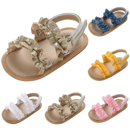 Entyinea Summer Children Toddler Shoes Girls Sandals Flat Bottom Non Slip Open Toe Solid Color Sandals for Toddler Boys Gold 6
Entyinea Summer Children Toddler Shoes Girls Sandals Flat Bottom Non Slip Open Toe Solid Color Sandals for Toddler Boys Gold 6