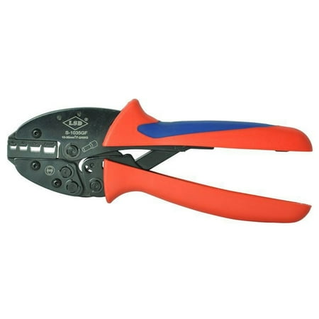 Energy Saving Crimping Plier for Cable Ferrules End Sleeves 10-35mm² 8-2AWG Hand Tools Crimper 
Energy Saving Crimping Plier for Cable Ferrules End Sleeves 10-35mm² 8-2AWG Hand Tools Crimper