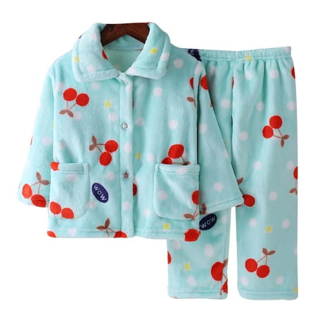 HuaAngel Boys Girls Button Down Winter Warm Fleece Pajama Set Kids Autumn Long Sleeve Sleepwear with Pockets
HuaAngel Boys Girls Button Down Winter Warm Fleece Pajama Set Kids Autumn Long Sleeve Sleepwear with Pockets