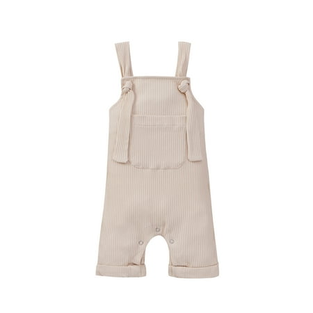0-24M Infant Sleeveless Jumpsuit with Large Pockets Adjustable Shoulder Strap Summer Clothing
0-24M Infant Sleeveless Jumpsuit with Large Pockets Adjustable Shoulder Strap Summer Clothing