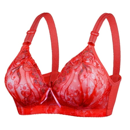 Bras For Women Women s Full Figure No Bounce Plus Size Camisole Wirefree Back Close Sports Bra(36 Red)
Bras For Women Women s Full Figure No Bounce Plus Size Camisole Wirefree Back Close Sports Bra(36 Red)