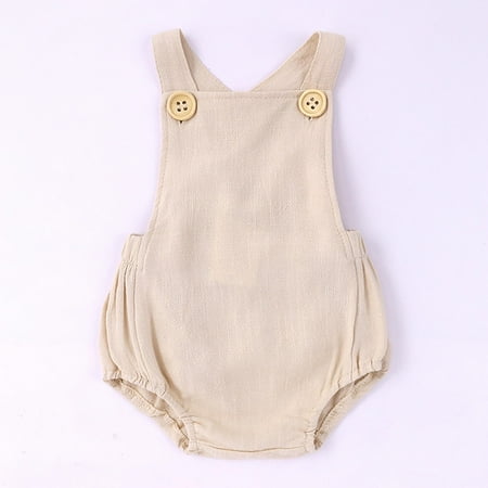 KONBECA Baby Boys Girls Rompers Infants Pure Cotton Coverall Baby Sleeveless Suspenders Jumpsuit Casual Bodysuit Romper Outfits (3-24 Months)
KONBECA Baby Boys Girls Rompers Infants Pure Cotton Coverall Baby Sleeveless Suspenders Jumpsuit Casual Bodysuit Romper Outfits (3-24 Months)