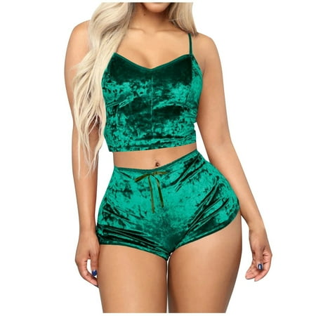RPVATI Women Soft Plus Size Pajamas Comfortable Velvet Lingerie for Women Camisole Shorts Babydoll
RPVATI Women Soft Plus Size Pajamas Comfortable Velvet Lingerie for Women Camisole Shorts Babydoll