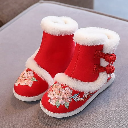 Cathalem Kids Boots Neoprene Toddler Gilrs Cloth Shoes Short Boots Warm Winter Snow Boots Embroidery Print Cotton Girls Low Boots Red 10 Years
Cathalem Kids Boots Neoprene Toddler Gilrs Cloth Shoes Short Boots Warm Winter Snow Boots Embroidery Print Cotton Girls Low Boots Red 10 Years