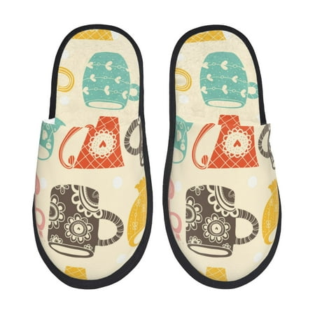 Tideii Vintage Cup for Home Indoor Cotton Slippers Autumn and Winter EVA Plush Slippers Household Supplies Unisex-Medium
Tideii Vintage Cup for Home Indoor Cotton Slippers Autumn and Winter EVA Plush Slippers Household Supplies Unisex-Medium