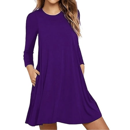 Sexy Dance Womens Nightgown Long Sleeve Nightshirt Casual Crew Neck Sleepwear Comfy Pocket Pajamas T Shirt Dress for Autumn Winter
Sexy Dance Womens Nightgown Long Sleeve Nightshirt Casual Crew Neck Sleepwear Comfy Pocket Pajamas T Shirt Dress for Autumn Winter