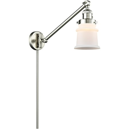 Brushed Satin Nickel Tone Wall Sconces 8 Wide Matte White Glass Steel/Cast Brass Medium Base 1 Light Fixture
Brushed Satin Nickel Tone Wall Sconces 8 Wide Matte White Glass Steel/Cast Brass Medium Base 1 Light Fixture