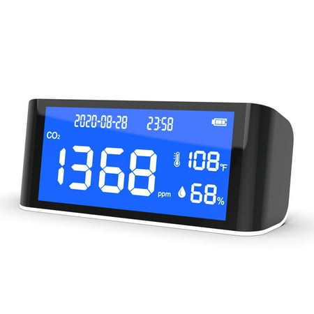 Andoer DM69 H 400~5000ppm CO2 Detection Scope Intelligent CO2 Detector Intelligent Home Life Temperature Humidity Detector Air Quality Detector Tool Desktop Indoor Outdoor High Precisions Quick Det
Andoer DM69 H 400~5000ppm CO2 Detection Scope Intelligent CO2 Detector Intelligent Home Life Temperature Humidity Detector Air Quality Detector Tool Desktop Indoor Outdoor High Precisions Quick Det