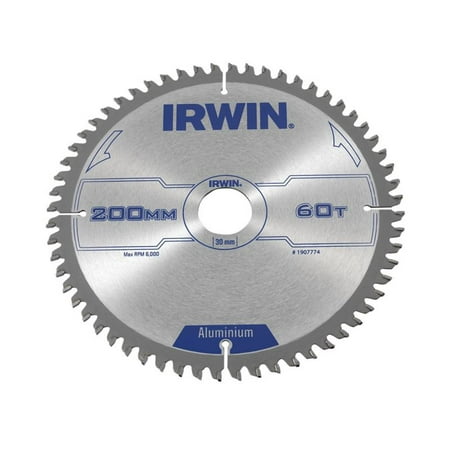 IRWIN - Professional Aluminium Circular Saw Blade 200 x 30mm 60T TCG