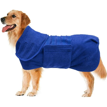 Powerful Absorbent Dog Bath Towel Bathrobe Cover Dual Purpose Pet Products