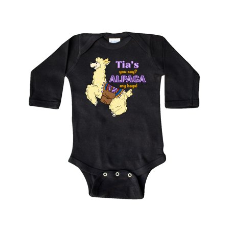Inktastic Tia s You Say ALPACA my Bags with Cute Jumping Alpaca Gift Baby Boy or Baby Girl Long Sleeve Bodysuit
Inktastic Tia s You Say ALPACA my Bags with Cute Jumping Alpaca Gift Baby Boy or Baby Girl Long Sleeve Bodysuit