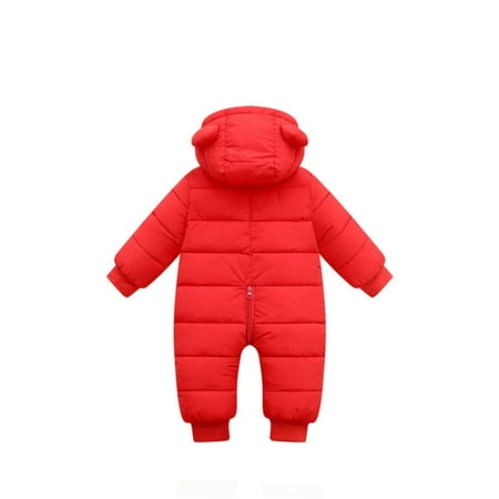 RPVATI Baby Unisex Infant Toddler Romper Solid Long-Sleeve Jumpsuit Winter Velvet Hooded Outfits
RPVATI Baby Unisex Infant Toddler Romper Solid Long-Sleeve Jumpsuit Winter Velvet Hooded Outfits