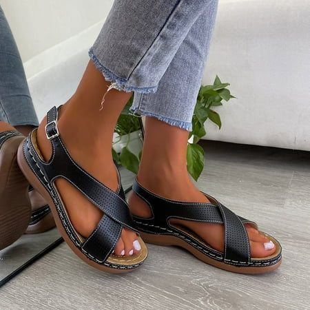 Alueeu Women s sandals Fashion Women s Casual Shoes Breathable Thick-soled Outdoor Leisure Slippers
Alueeu Women s sandals Fashion Women s Casual Shoes Breathable Thick-soled Outdoor Leisure Slippers