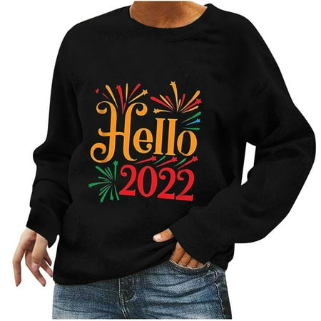 Ziloco Fashion Women Casual Round Neck Christmas Printing Long-sleeved Sweatshirt ladies tops and blouses black corset tops for women Black M
Ziloco Fashion Women Casual Round Neck Christmas Printing Long-sleeved Sweatshirt ladies tops and blouses black corset tops for women Black M