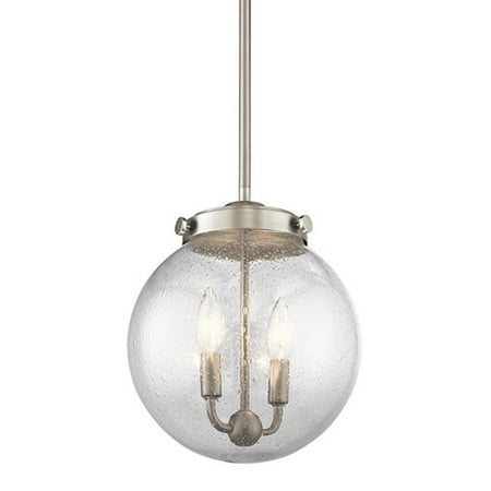 Kichler 42588 Holbrook 10 Wide 2 Light Mini Pendant - Nickel