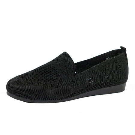 Casual Shoes for Women Ladies Summer Breathable Women Running Shoes Slip On Flat Shoes Lightweight Knitting Comfortable Flat Casual Shoes Women Casual Shoes Knitting Cotton Black 38
Casual Shoes for Women Ladies Summer Breathable Women Running Shoes Slip On Flat Shoes Lightweight Knitting Comfortable Flat Casual Shoes Women Casual Shoes Knitting Cotton Black 38