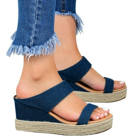 Summer Women Open Toe Wide Width Wedges Sandals for Women Breathable Beach Sandals Slip-on Summer Wedges Shoes for Women Straw Casual Wedges Shoes
Summer Women Open Toe Wide Width Wedges Sandals for Women Breathable Beach Sandals Slip-on Summer Wedges Shoes for Women Straw Casual Wedges Shoes