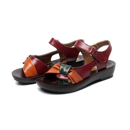 2022 summer Mother shoes flat sandals women aged leather Soft bottom mixed colors fashion sandals women s comfortable old shoes
2022 summer Mother shoes flat sandals women aged leather Soft bottom mixed colors fashion sandals women s comfortable old shoes