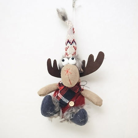 〖Yilirongyumm〗 Home Decor Christmas Doll Gift Christmas Doll Mini Cloth Christmas Doll Pendant