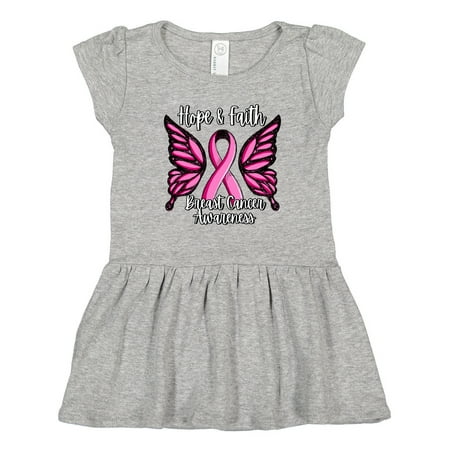 Inktastic Breast Cancer Awareness Hope and Faith with Butterfly Ribbon Gift Toddler Girl Dress
Inktastic Breast Cancer Awareness Hope and Faith with Butterfly Ribbon Gift Toddler Girl Dress