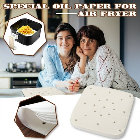 WGOUP Square Air Fryer Parchment Paper Liners 200Pcs Perforated Parchment Filter Paper 7.5 inch
WGOUP Square Air Fryer Parchment Paper Liners 200Pcs Perforated Parchment Filter Paper 7.5 inch