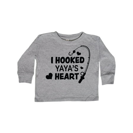 Inktastic I Hooked Yayas Heart with Fishing Rod Gift Toddler Boy or Toddler Girl Long Sleeve T-Shirt
Inktastic I Hooked Yayas Heart with Fishing Rod Gift Toddler Boy or Toddler Girl Long Sleeve T-Shirt