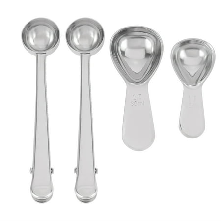 Stainless Steel Coffee Spoon Set Short Handle Spoon Measuring Spoon 4 Pieces
Stainless Steel Coffee Spoon Set Short Handle Spoon Measuring Spoon 4 Pieces
