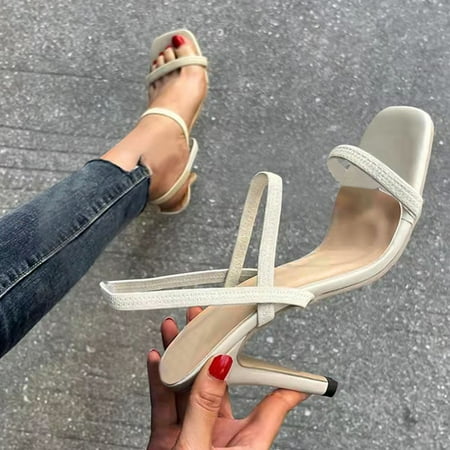 Aayomet Sandals Women Fashion Size Women s High Casual Sandals Large Thin Heel Color Solid Women s sandals Beige 8.5
Aayomet Sandals Women Fashion Size Women s High Casual Sandals Large Thin Heel Color Solid Women s sandals Beige 8.5