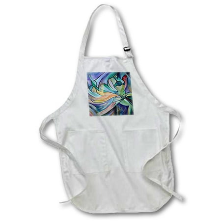 3dRose Woman Belly Dancer - Medium Length Apron 22 by 24-inch