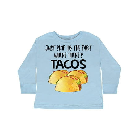 Inktastic Just Skip to the Part Where There s Tacos Gift Toddler Boy or Toddler Girl Long Sleeve T-Shirt
Inktastic Just Skip to the Part Where There s Tacos Gift Toddler Boy or Toddler Girl Long Sleeve T-Shirt