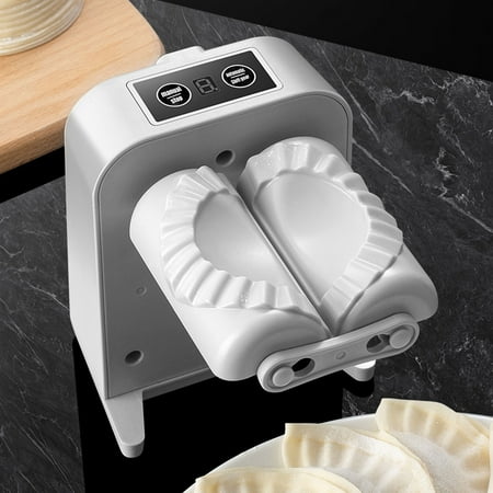 Automatic Dumpling Maker USB Rechargeable Electric Mold with 2 Gears Washable Household Large Ravioli Press Machine for Home Kitchen Restaurant