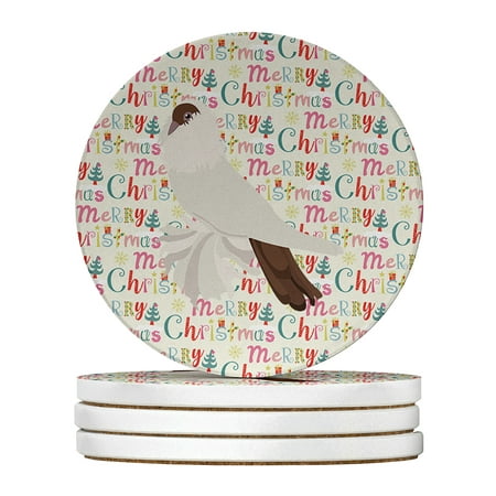 German Helmet Pigeon Christmas Large Sandstone Coasters Pack of 4 4 in x 4 in
German Helmet Pigeon Christmas Large Sandstone Coasters Pack of 4 4 in x 4 in