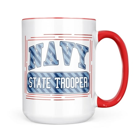 Neonblond NAVY State Trooper Blue stripes Mug gift for Coffee Tea lovers