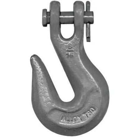 Grade 80 Clevis Grab Hooks 5/16 In 4 500 Lb Orange | Bundle of 5 Each