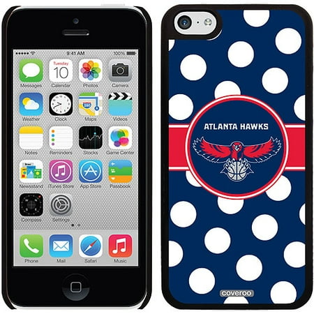 Atlanta Hawks Polka Dots Design on Apple iPhone 5c Thinshield Snap-On Case by Coveroo