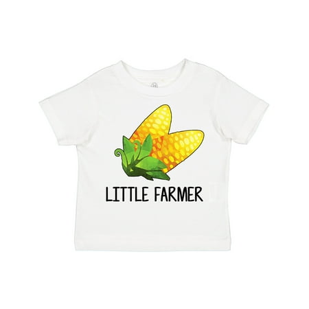 Inktastic Little Farmer with Corn Gift Toddler Boy or Toddler Girl T-Shirt