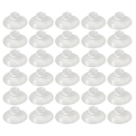 80PCS Transparent Suction Cup Glass Suction Cup Simple Plastic Suction Cup(35MM)