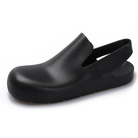 Baya Clogs For Women Non-Slip Flat Shoes Summer Beach Sandals 40 Black