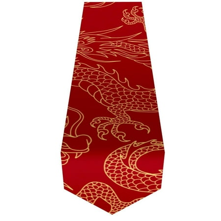 OWNTA China Myth Golden Dragon Red Pattern Elegant Polyester Table Runner Perfect for Your Tables - Dining Table Decoration
OWNTA China Myth Golden Dragon Red Pattern Elegant Polyester Table Runner Perfect for Your Tables - Dining Table Decoration