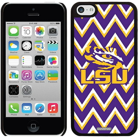 LSU Sketchy Chevron Design on iPhone 5c Thinshield Snap-On Case by Coveroo